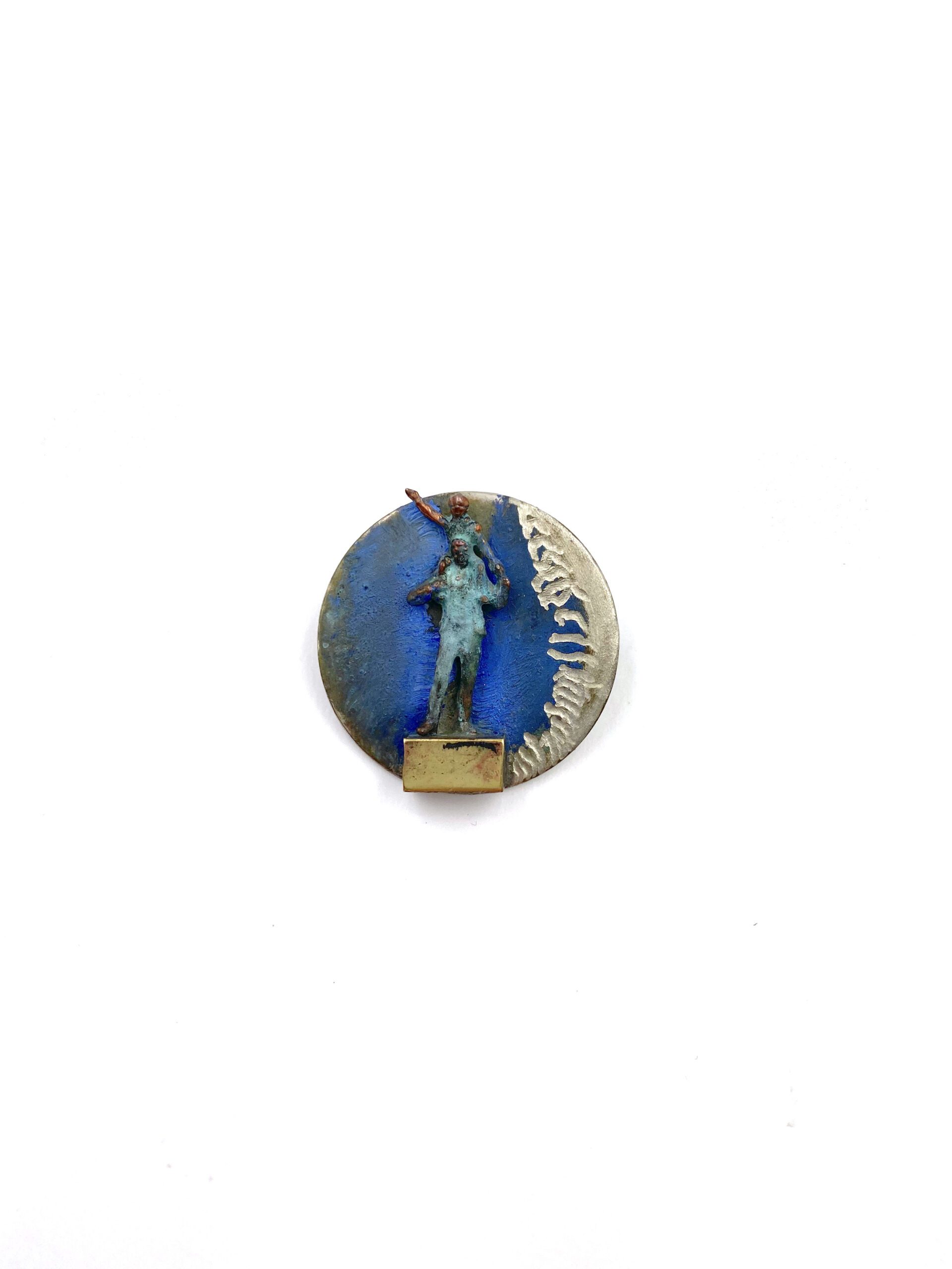 Broche de Bronce y Alpaca Juanjo Villar Metal Art
