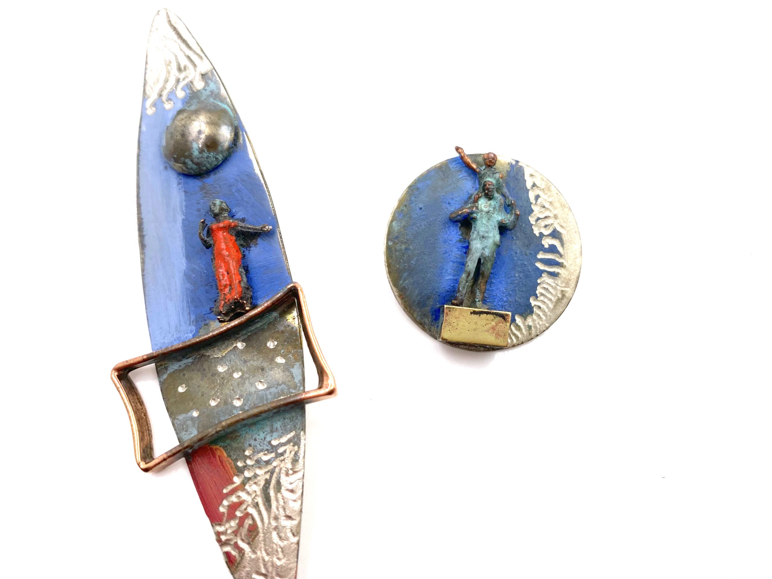 Broche Juanjo Villar Metal Art