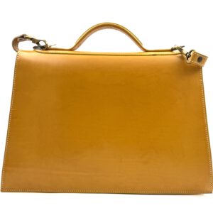 bolso maletin talabar amarillo arteartesania