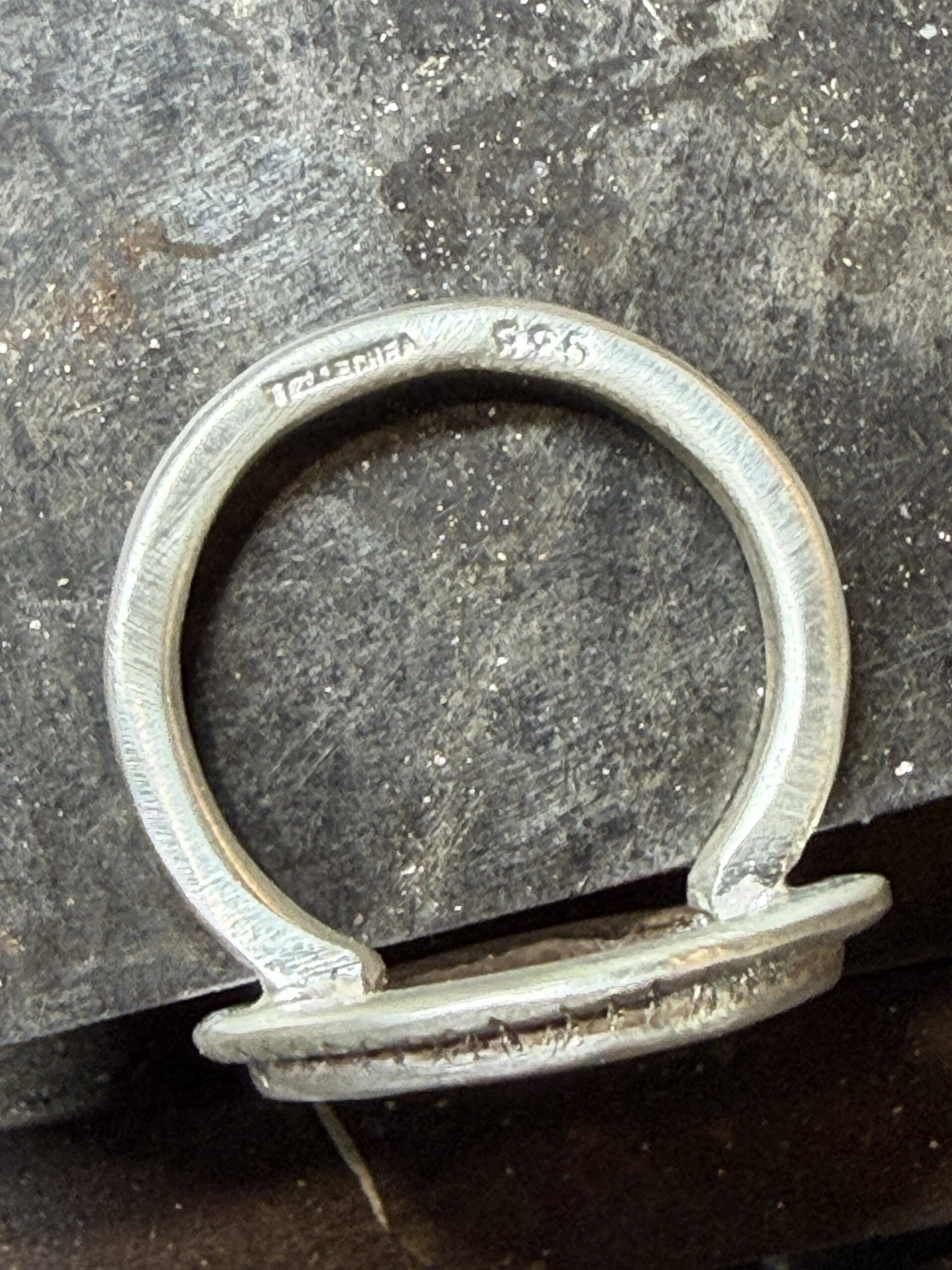 Anillo moneda romana Contancio II ArteArtesania Carlos Tellechea